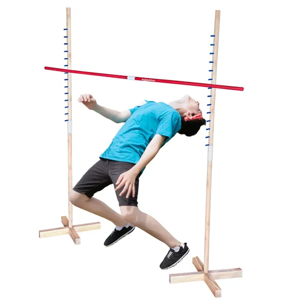 A player bending backwards under a limbo bar